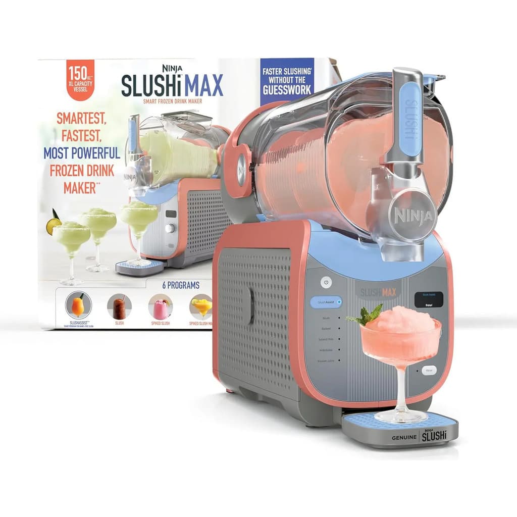 Ninja SLUSHi MAX FS605 Máquina de Bebidas Congeladas 4,4L Slush Milkshake Frozen Cocktail 6 Funções