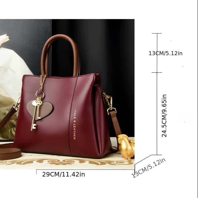 Bolsa de Mão Feminina de Alta Qualidade com Textura, Nova Coleção Outono/Inverno - Espaçosa, Grande Capacidade, Bolsa de