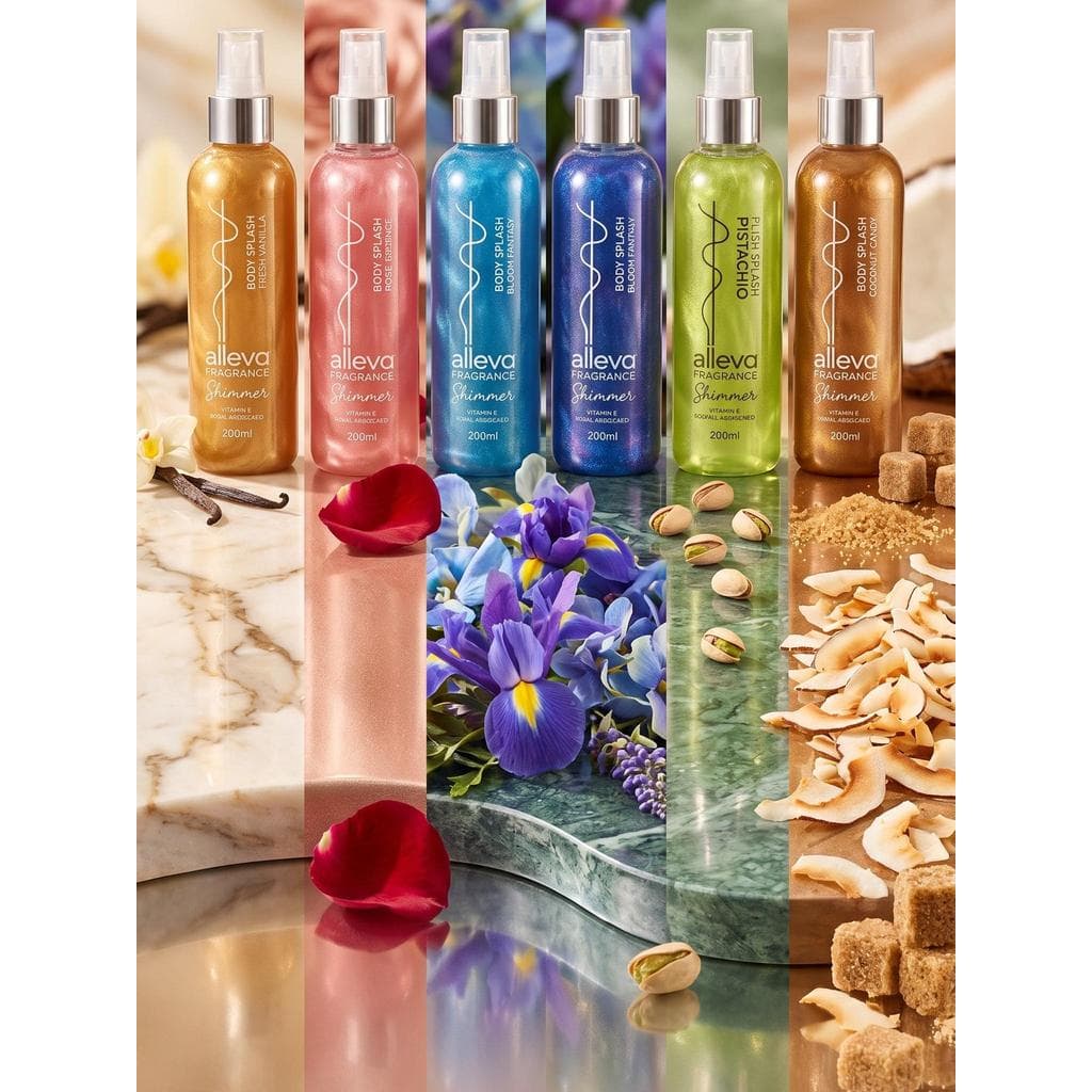 Fragância Exclusiva com Body Splash Alleva - Perfume para Todos os Momentos, 200ml