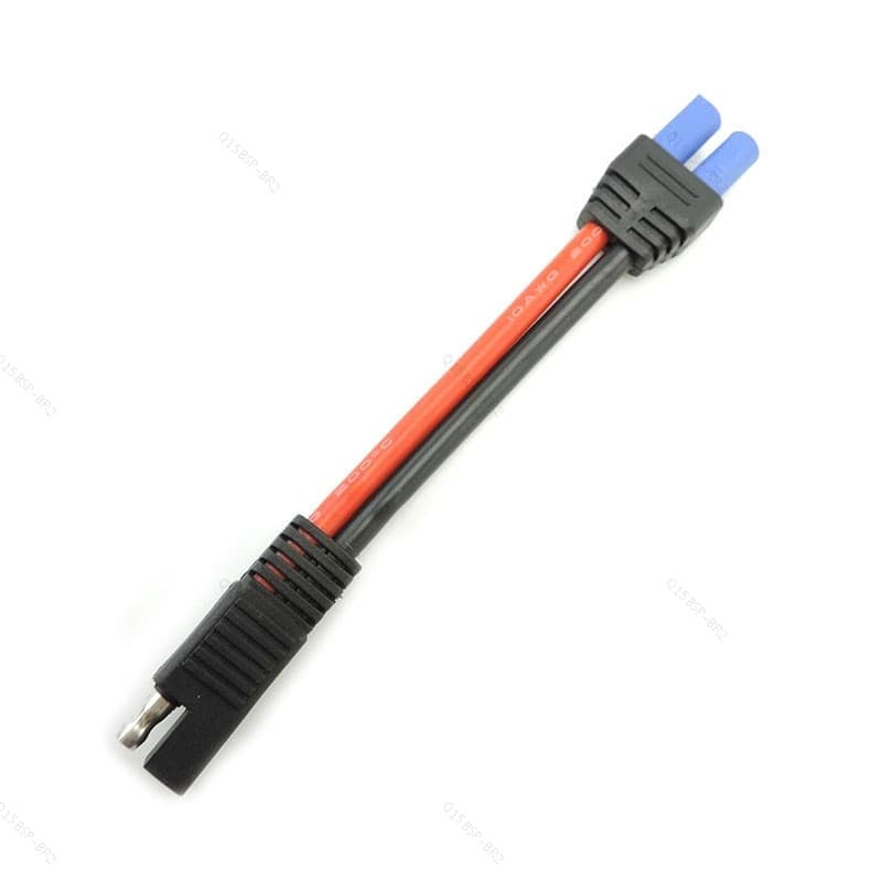 Cabo De Alimentação 10AWG Para Conector Adaptador SAE Plug Fio De Cobre Bateria De Carro Painel Solar BR15B2