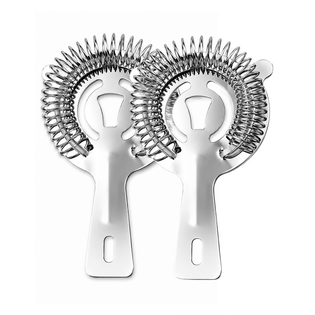 Coador Strainer para Drinks 1 ou 2 Unidades em Aço Inox Bartender Filtro Coqueteleira
