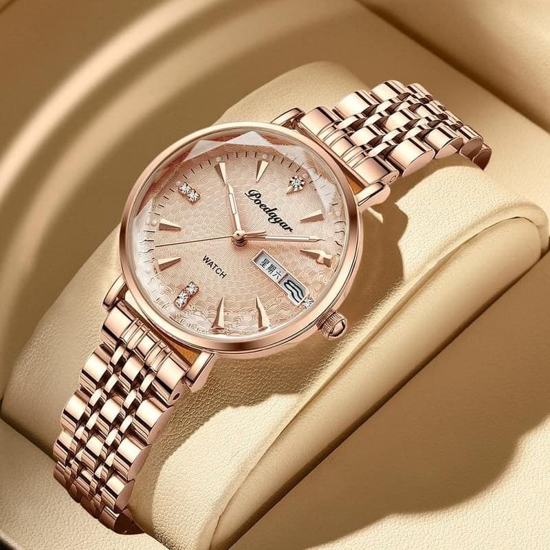 Swiss impermeável luminoso senhoras totalmente automático não mecânico relógio feminino calendário versão coreana estuda