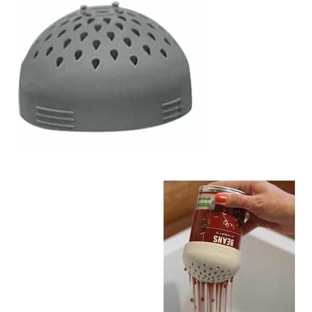 1 unidade de Coador Multiuso para Latas - Mini Escorredor e Utensílio de Cozinha para Acessórios de Cozinha Doméstica, C