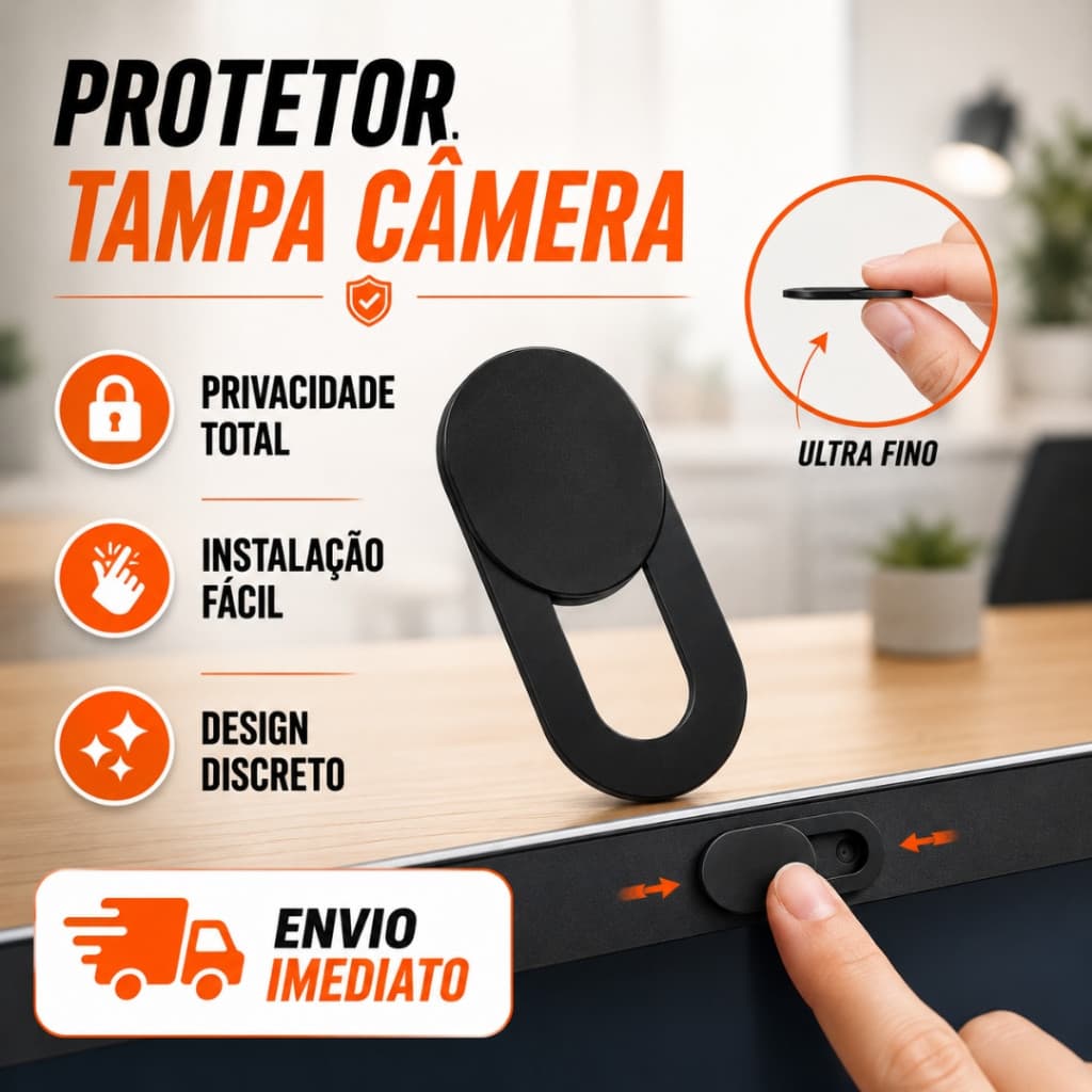 Protetor Tampa Câmera Webcam Anti-espião Celular Tablet Notbook Privacidade Segurança Uso Geral