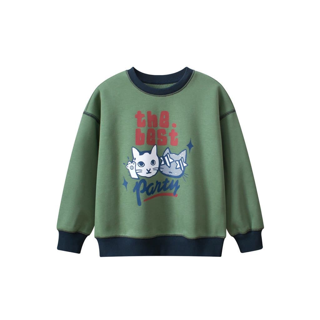 Grrrr Cross-Border roupas infantis médio grande crianças forro de lã moletom pai-filho outono inverno meninos