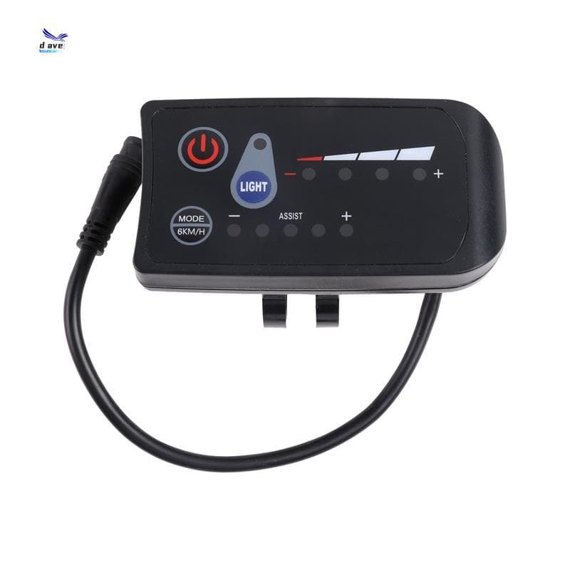 S810 Medidor De Bicicleta Elétrica Display LED 36V IP65 Para 6PIN
