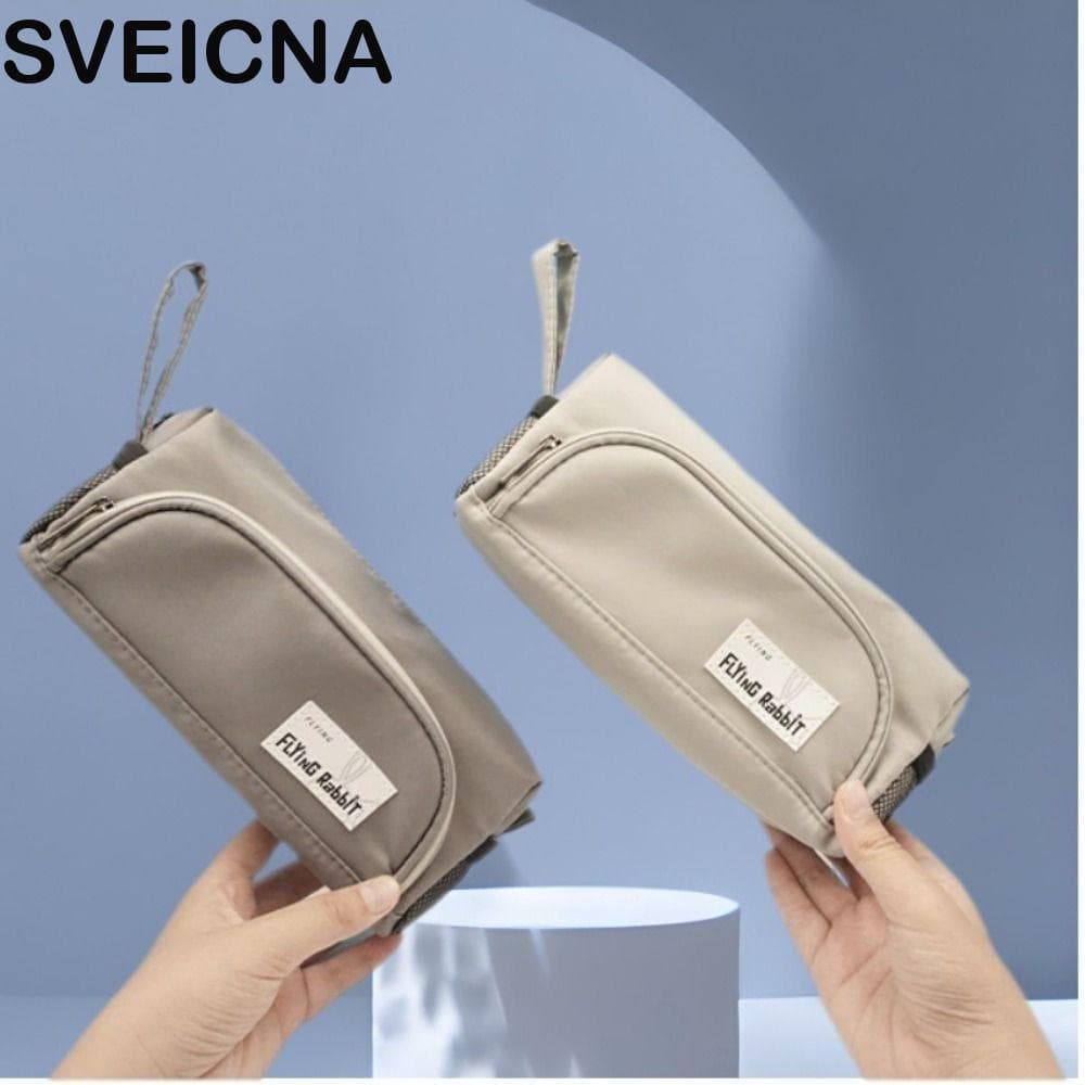 Estojo SVEICNA , Bolsa De Armazenamento De Lápis De Grande Capacidade Com Design Portátil , Caixa De Papelaria Multicama
