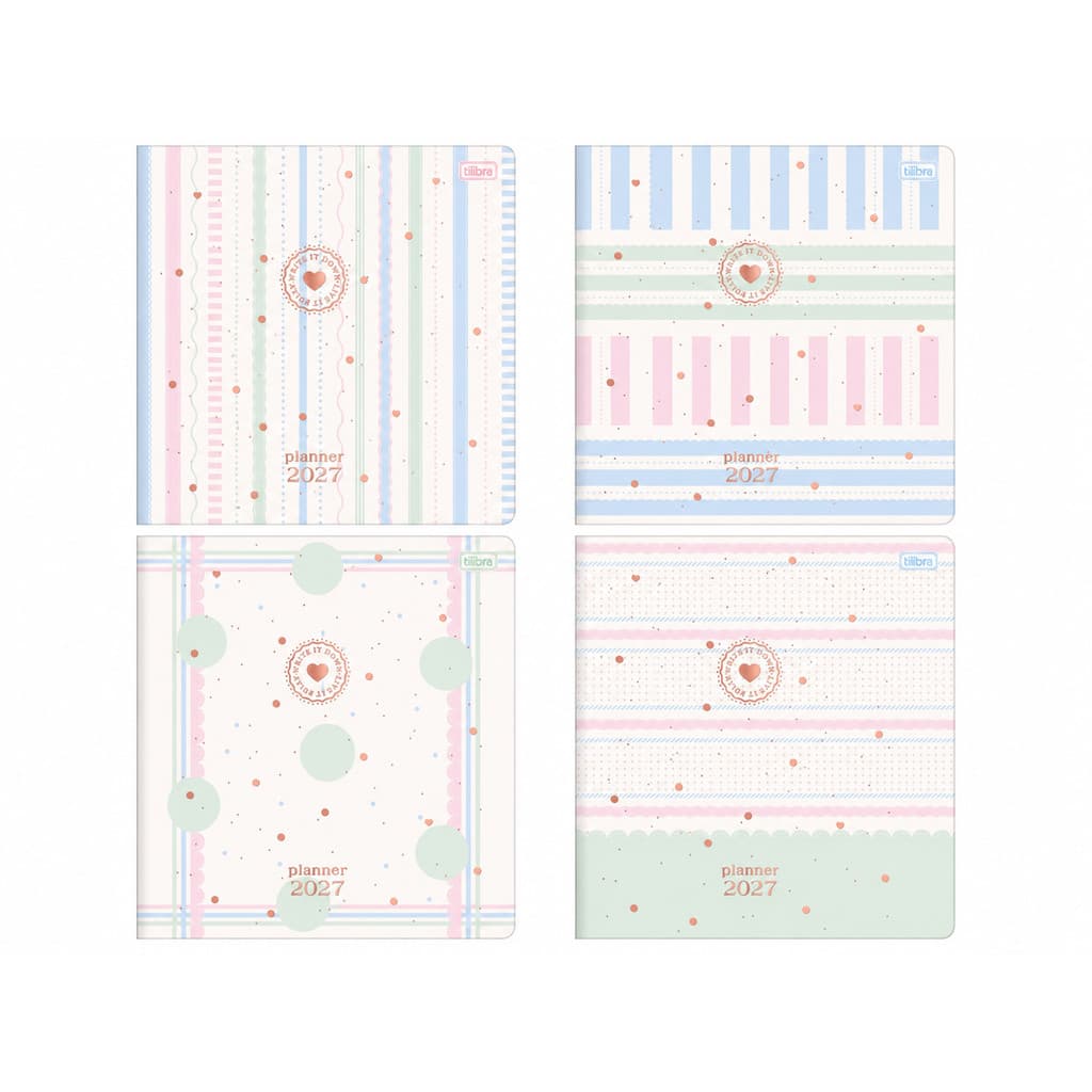 Agenda Planner Grampeada Soho 2027 Tilibra