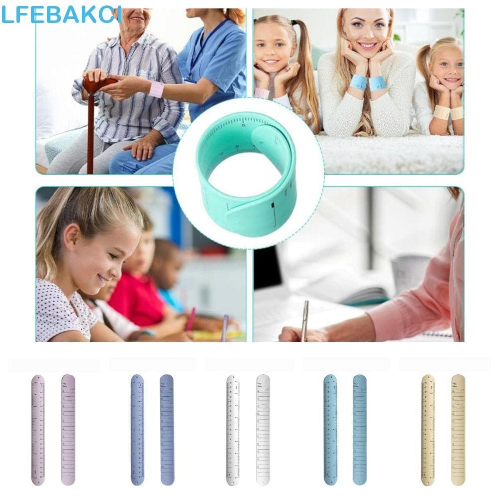 Bloco De Notas LFEBAKCI , Nota Do Planejador De Silicone Memorando , Pulseiras De Medição Reutilizáveis À Prova D'água