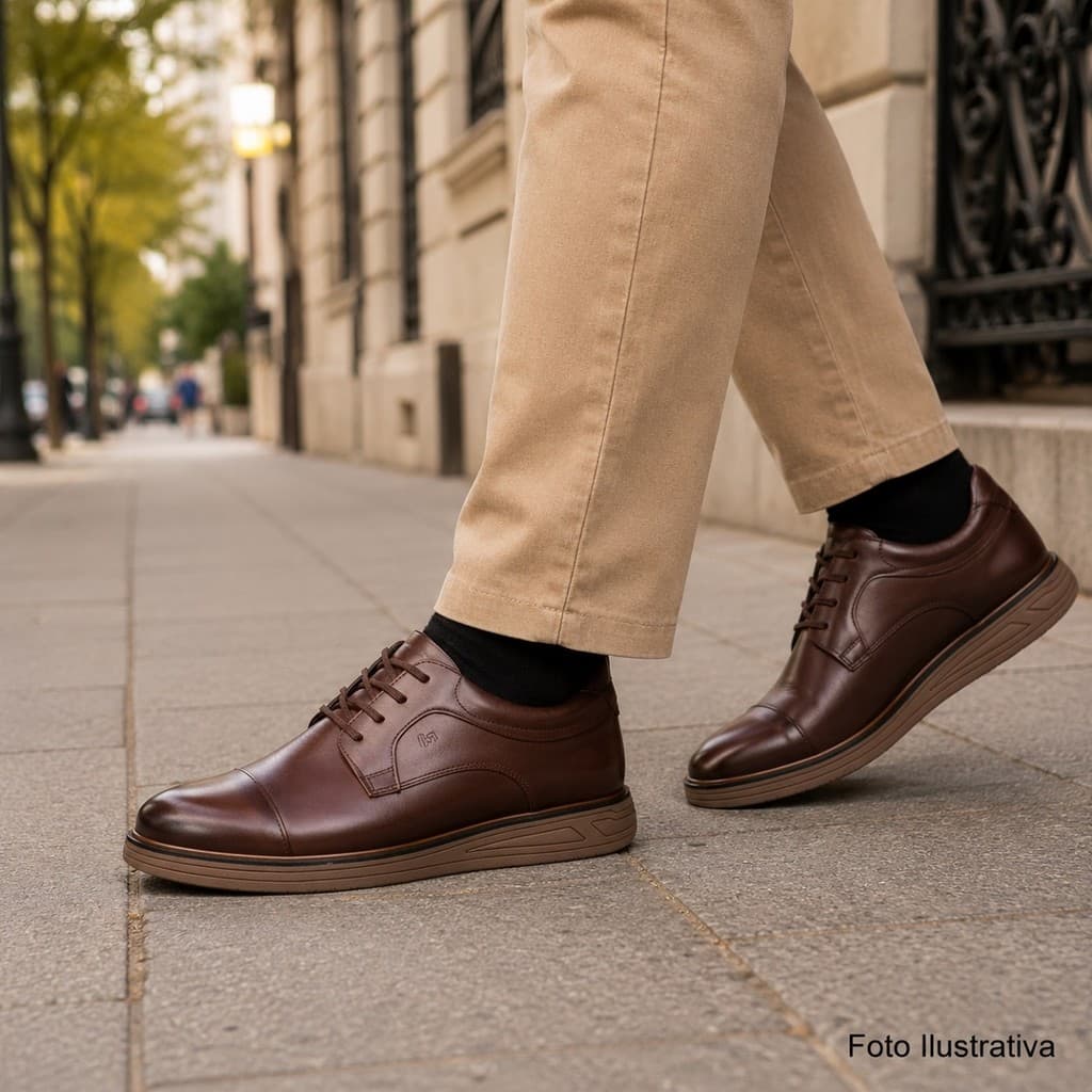 Sapato Masculino Casual Social Rafarillo Munique Alth Couro