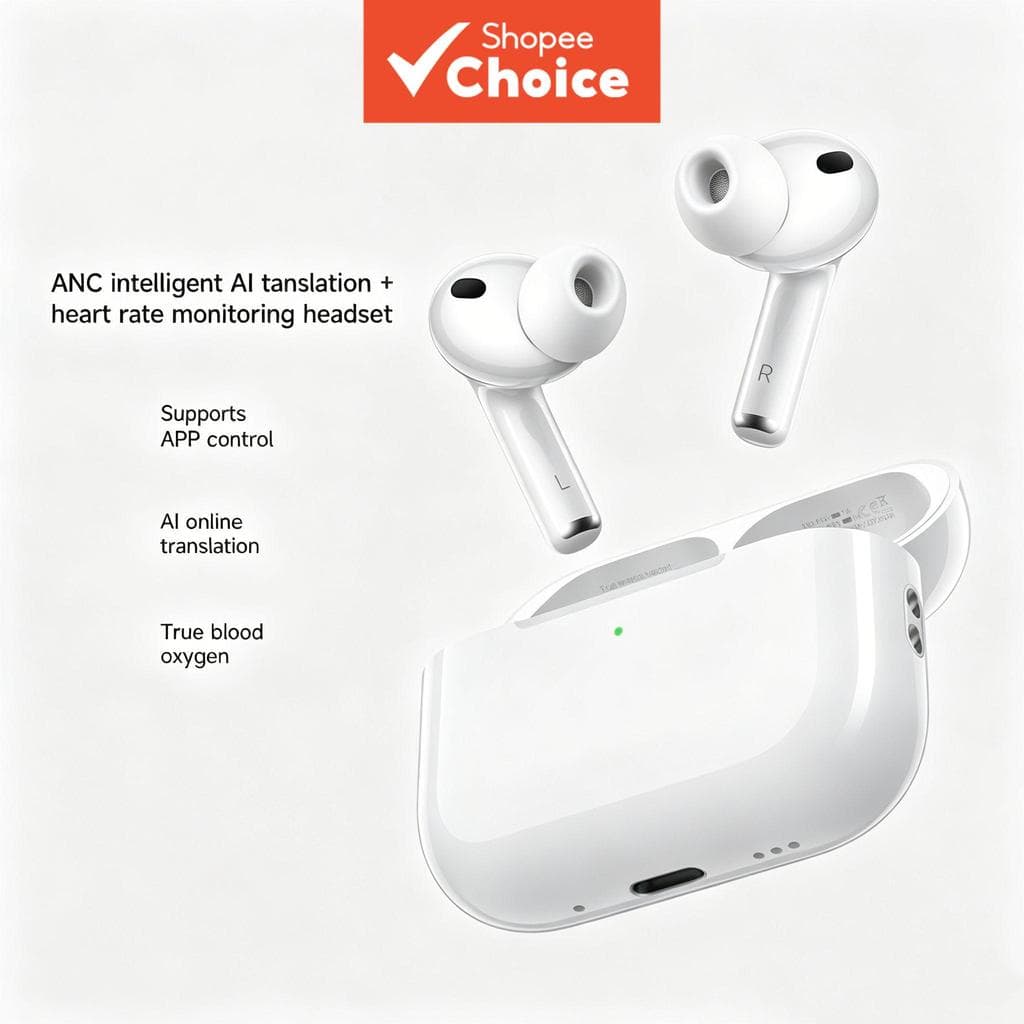 Fones de ouvido Pro 5a Geração Fones de Ouvido Bluetooth Esportivos para Jogos Intra-Auriculares Fones Estéreo para