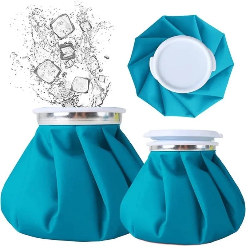 Compressa de gelo reutilizável para calor e frio, alívio da dor no joelho e perna, design à prova d'água sem vazamentos.