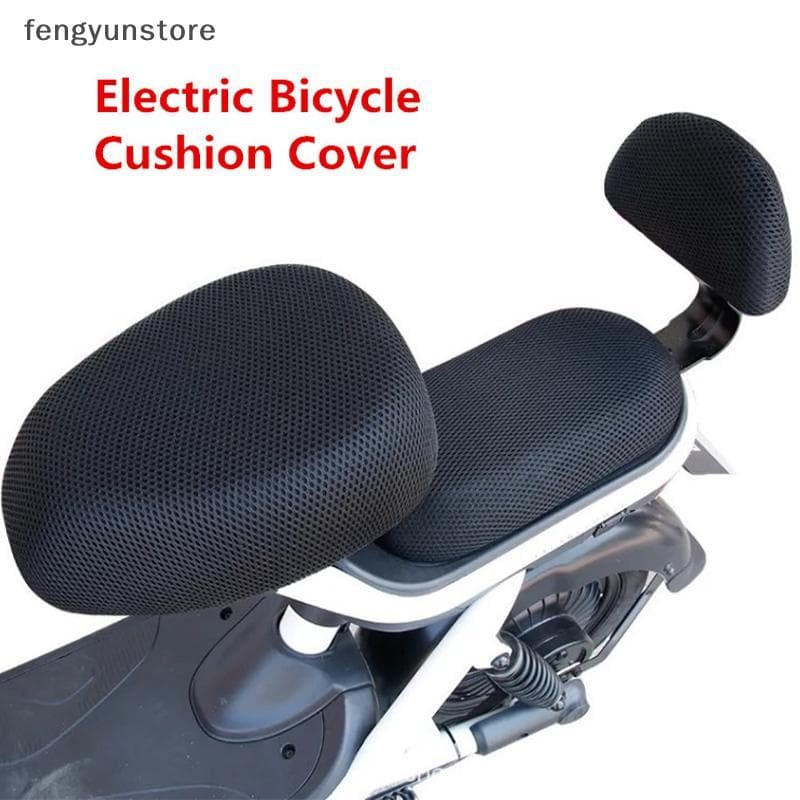Capa De Assento De Bicicleta Elétrica Bateria Carro Universal Proteção Solar Respirável Macio E Confortável Todas As Est