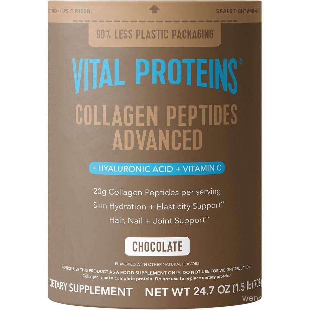 Proteínas Italianas Peptídeos de Colágeno Avançados, Peptídeos Hidrolisados com Ácido Hialurônico e Vitamina C - Pó Sabo