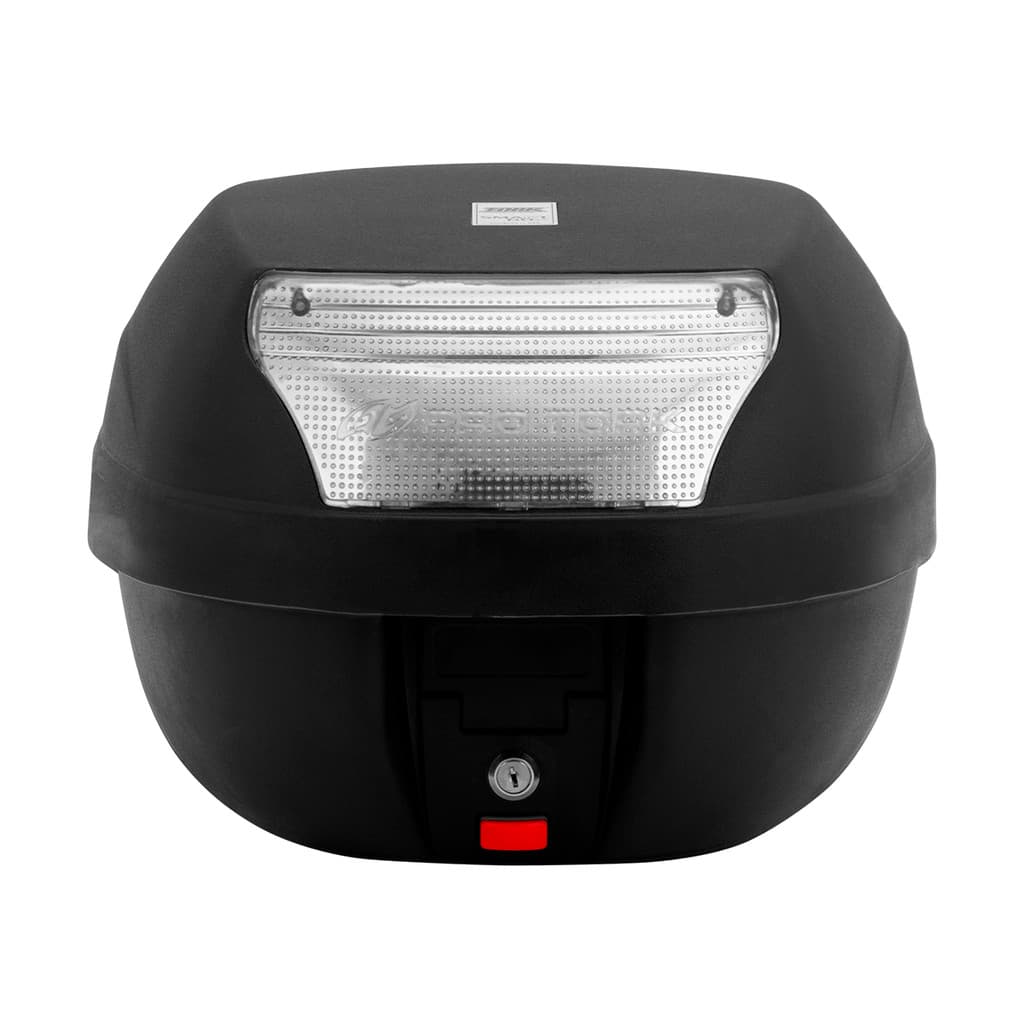 Bauleto Baú Traseiro Plástico Superior 28 Litros Pro Tork Smart Box Universal C/ Fechadura e Chave