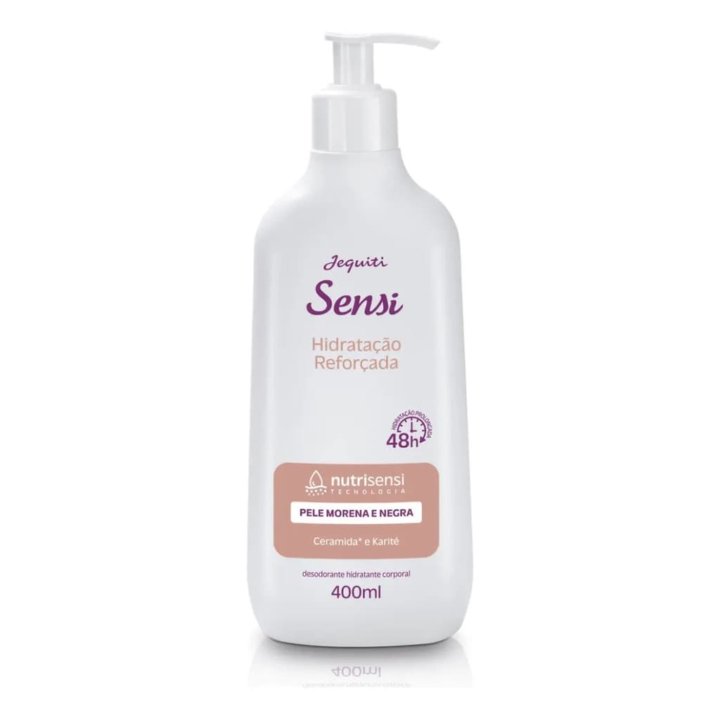 Sensi Hidratação Reforçada Pele Morena E Negra 400ml Jequiti