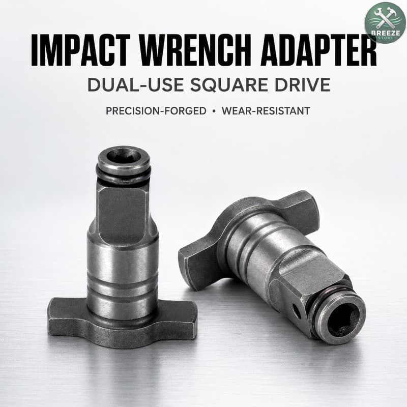 Chave De Impacto Adaptador De Unidade Quadrada Dupla Utilização Broca Hex Bit Conversão Cabeça Ferramenta Acessório