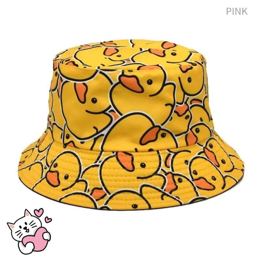 PINK1 Chapéu De Pescador De Pato Amarelo , Design Moderno , Estilo Versátil , Casual Ao Ar Livre , Padrão