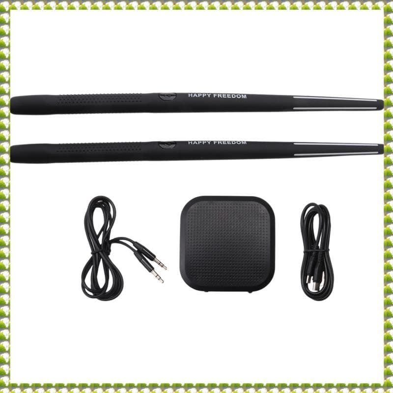 (Oflw) Conjunto De Bateria De Ar Eletrônica Portátil-Baquetas E Pedais Virtuais , Ideal Para Iniciantes , Crianças Adult