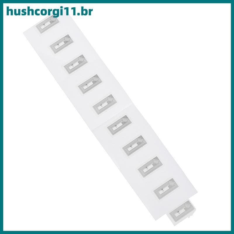 HUSH 100 Unidades NFC Chip NTAG213 Adesivo Embutido Úmido 2 * 1 Cm 13.56 Mhz RFID NTAG213 Etiqueta BR