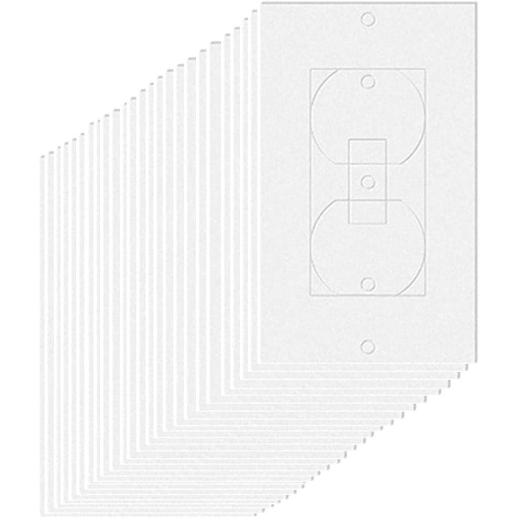 60 Peças de Vedantes Isolantes para Placas de Parede, Vedantes de Tomada à Prova de Intempéries, Almofadas Isolantes par
