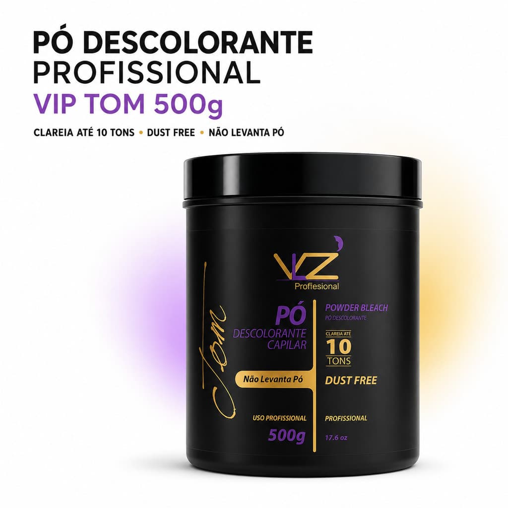 Pó Descolorante VLZ Profissional Vip Tom 500g