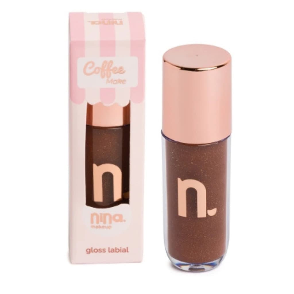 Gloss Labial Coffee Make - Nina Makeup