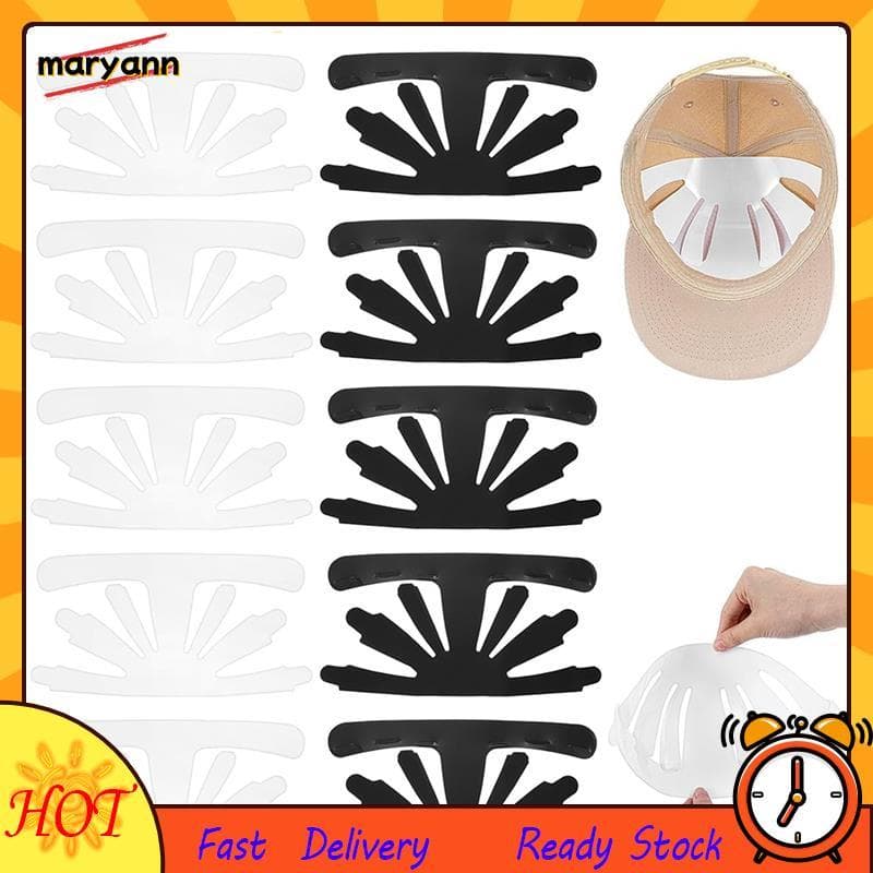 Inserir Tampas De Colisão Rack De Chapéu De Plástico , Modelador 10 Pces Para Forros De Beisebol Arruela Inserções Shape