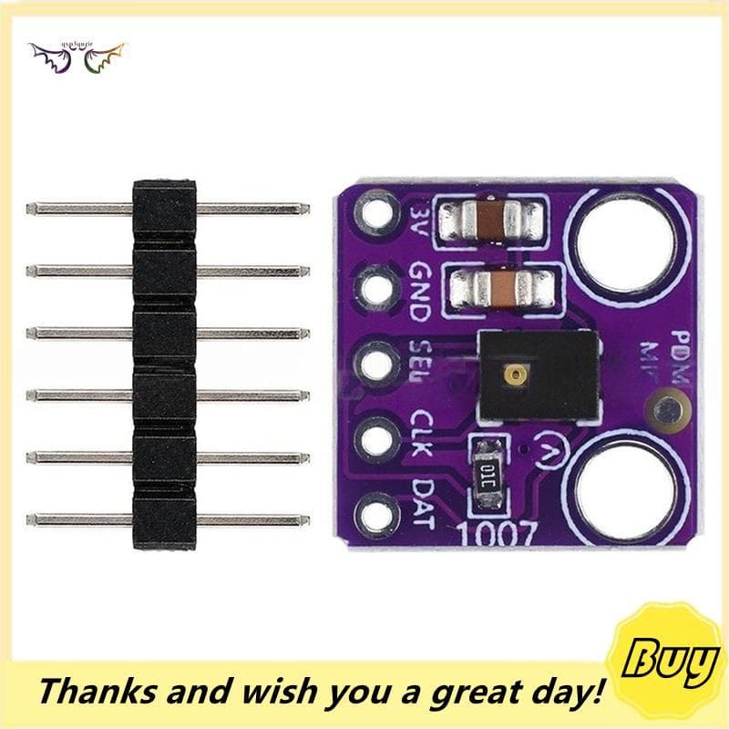 MP34DT05 PDM MEMS Microfone Saída De Modulação De Densidade De Pulso Simples Omnidirecional Pequeno