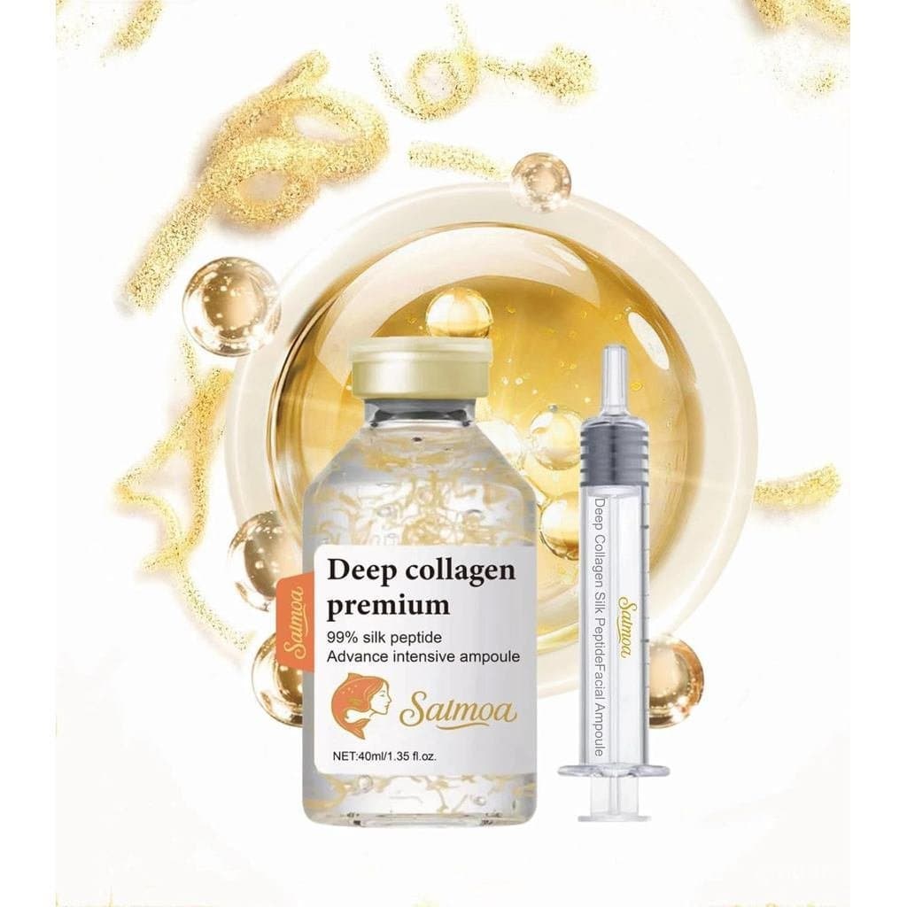 Ampola Lifting de Peptídeos de Seda da Salmoa – Sérum Anti-Envelhecimento Coreano com Colágeno e 30 Peptídeos | Tonifica