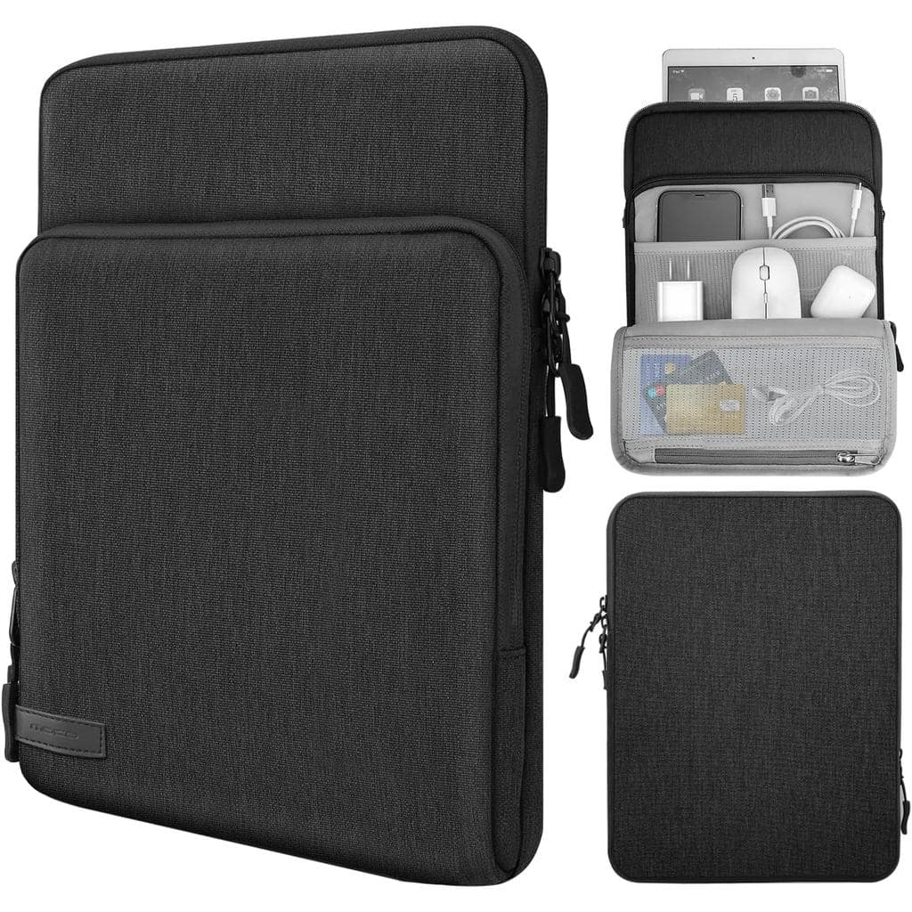 MoKo Bolsa De Transporte Para Tablet De 8 A 9 Polegadas Com Bolsos De Armazenamento iPad mini A17 Pro/6/5/4/3/2/1th 8.3/