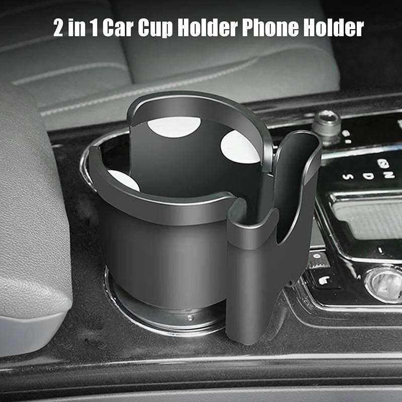 Porta-Copos Para Carro 2 Em 1 EASYC Com Suporte Telefone-Organizador De Garrafas Multiuso BR