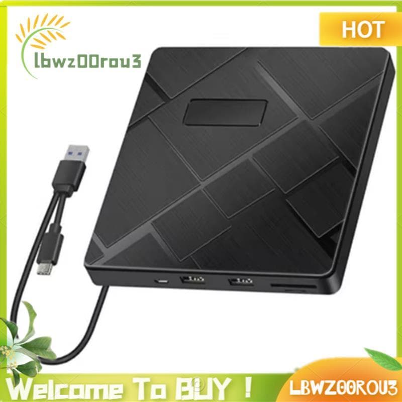 5 Em 1 DVD Burner Player Unidade Óptica Móvel Externa Gravador De/CD