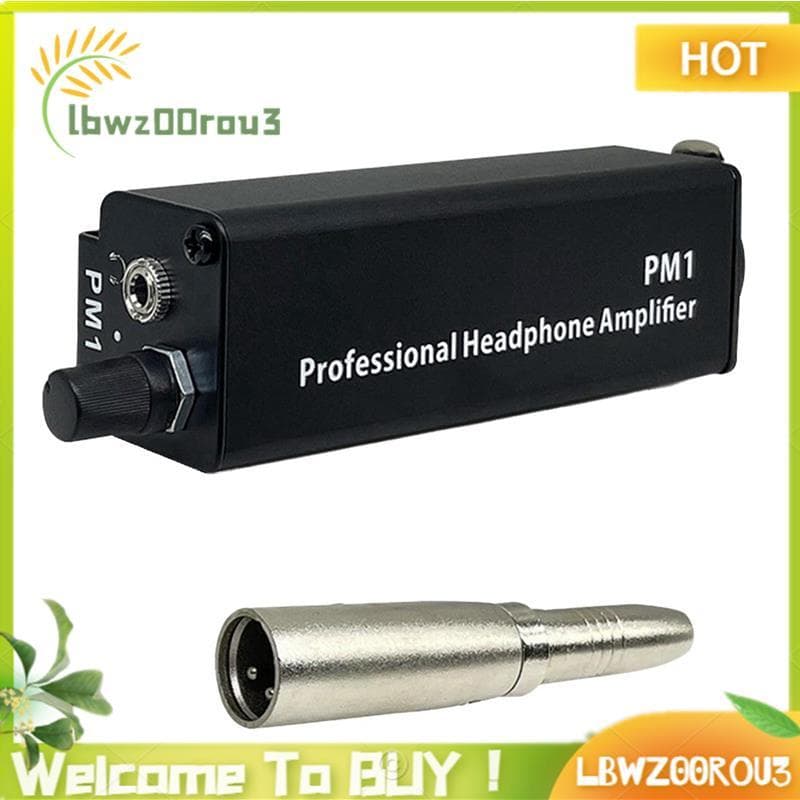 XLR Para 3.5 Mm Portátil Mini HIFI Amplificador De Fone De Ouvido Clip Mount Interface De Áudio Conversão De Som