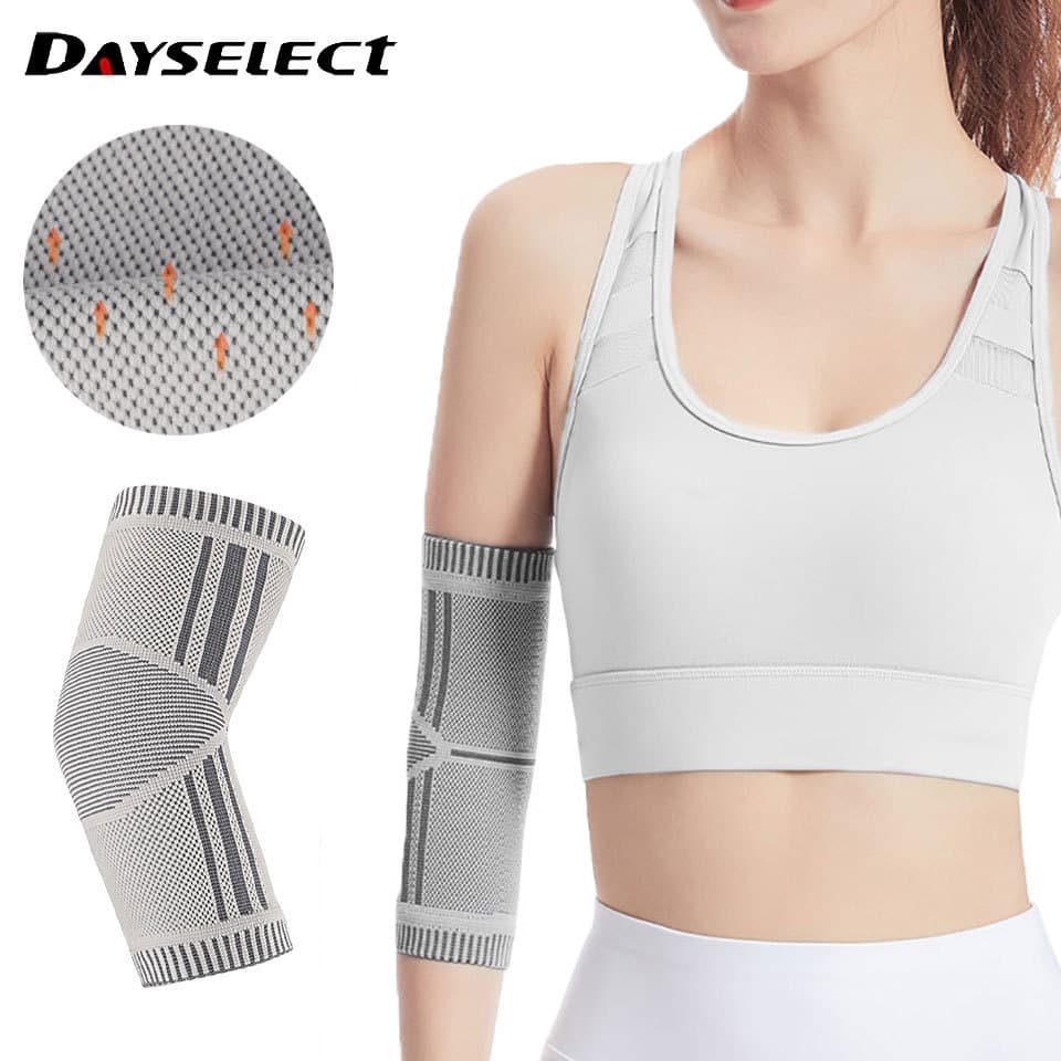 DAYSELECT 1 Peça De Cotoveleiras De Grafeno , Adequadas Para A Pele , Leves , Basquete , Corrida , Pulseiras Esportivas