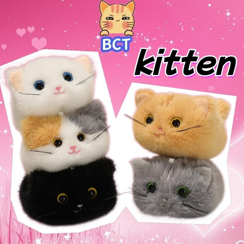 BCT ✨ COD Bonito Macio Gato Glutinoso Boneca De Pelúcia Diversão Azul Kitty Brinquedo Confissão Presente Decoração Para