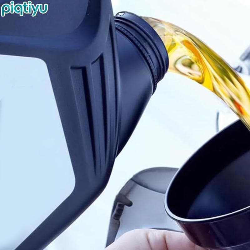 Conjunto Universal De Funil Para Carro PIQTI Tubo De Extensão De Enchimento De Óleo De Motor A Gasolina