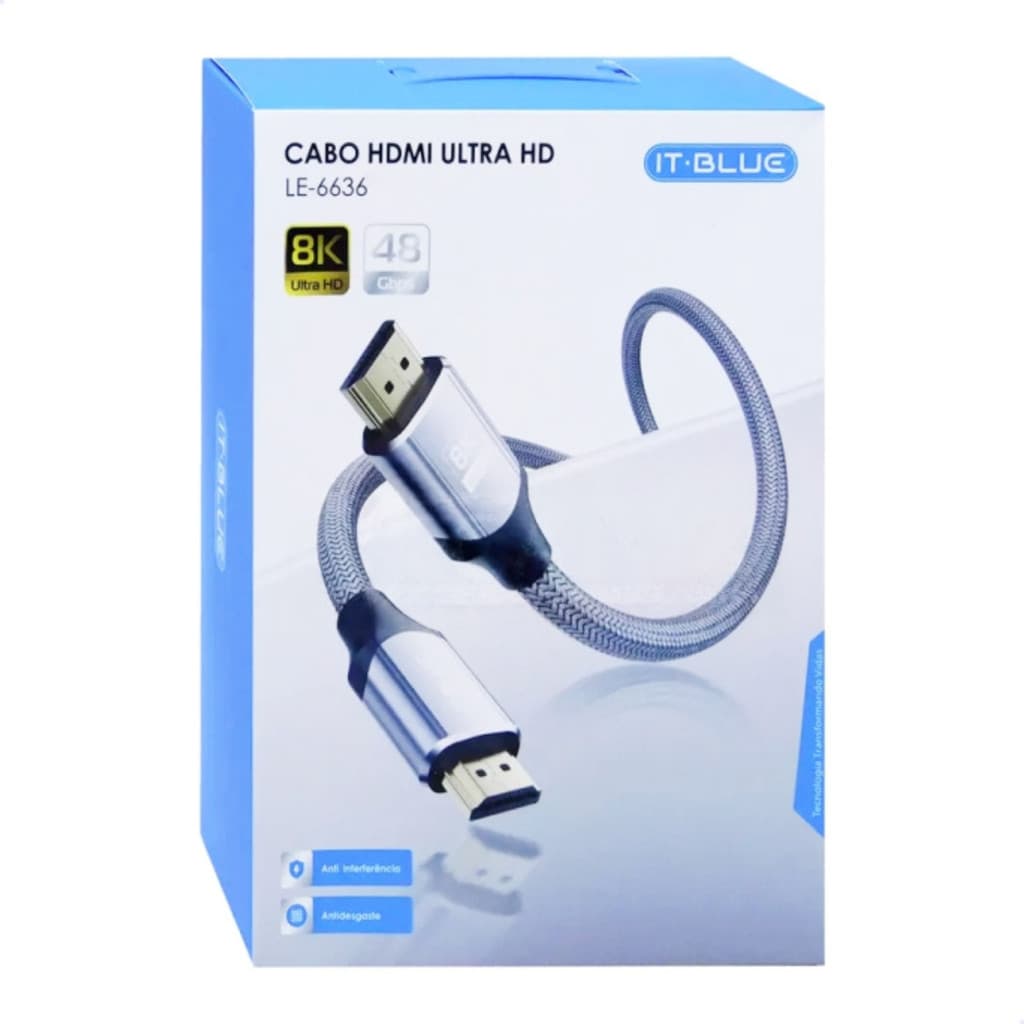 CABO HDMI ULTRA HD 8K 3M IT-BLUE LE-6636-3M