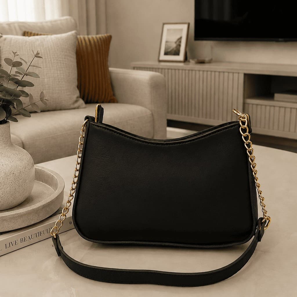 Bolsa Feminina Shoulder Bag Lisa Elegância e Versatilidade Com Alça Lateral Ou Transversal