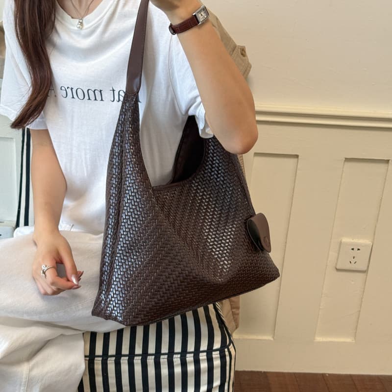 Bolsa de tecido de nicho de alta qualidade, novo estilo, grande capacidade, sacola infantil, Casual, estilo preguiçoso v