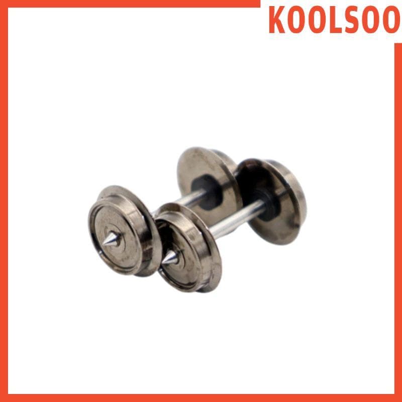 [Koolsoo] Rodas De Trem Em Escala HO De Ajuste De Precisão Rolamento Sem Esforço Conjunto De Modelo 1 : 87 Para Substitu