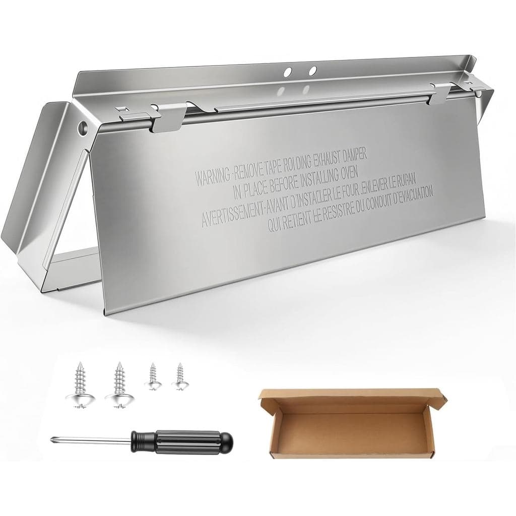 Microwave Vent Damper Kit 10.60 in Compatible with GE Samsung Kenmore Hotpoint Replace#: WB06X10436 WB06X0388 Microwaves