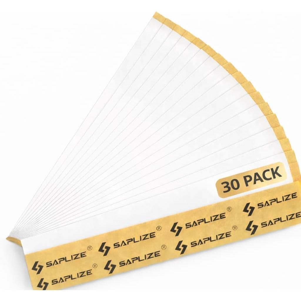 Fita Adesiva para Cabo de Golfe SAPLIZE 2" x 10" com Adesivo Dupla Face Ativado por Solvente para Reaplicação em Cabos d