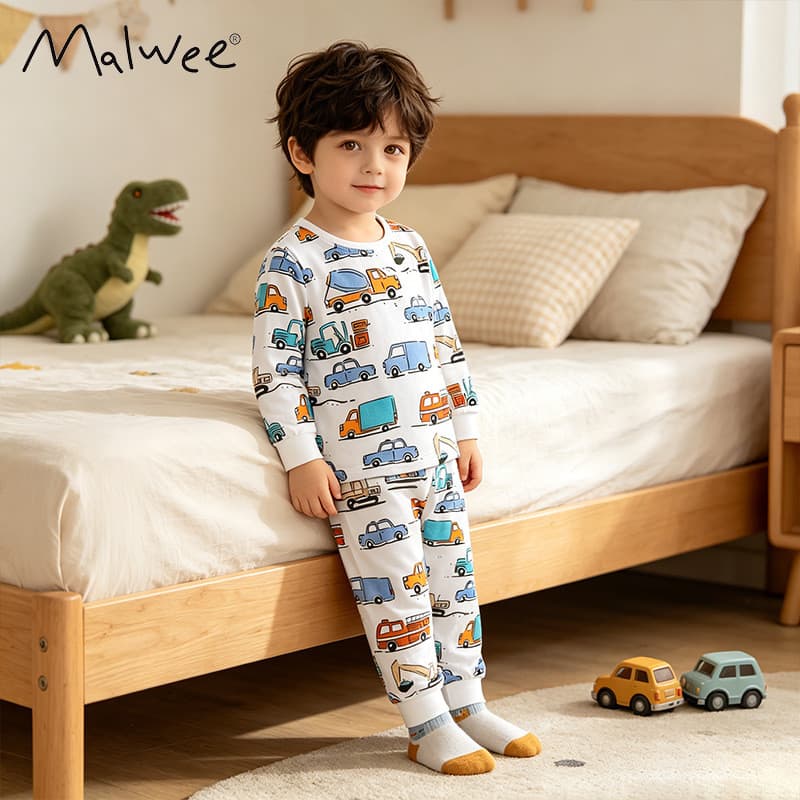 Conjunto infantil Malwee em estoque, novo estilo de outono, conjunto de duas peças para bebês e crianças pequenas, calça