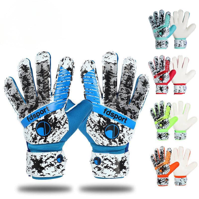 Crianças luvas de goleiro látex luvas de dedo adulto estudantes do ensino fundamental luvas de treinamento de goleiro de