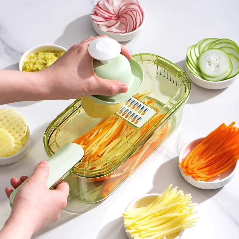Cortador de legumes ralador Slicer cozinha do agregado familiar multifuncional cortador batata ralado rabanete pepino fe