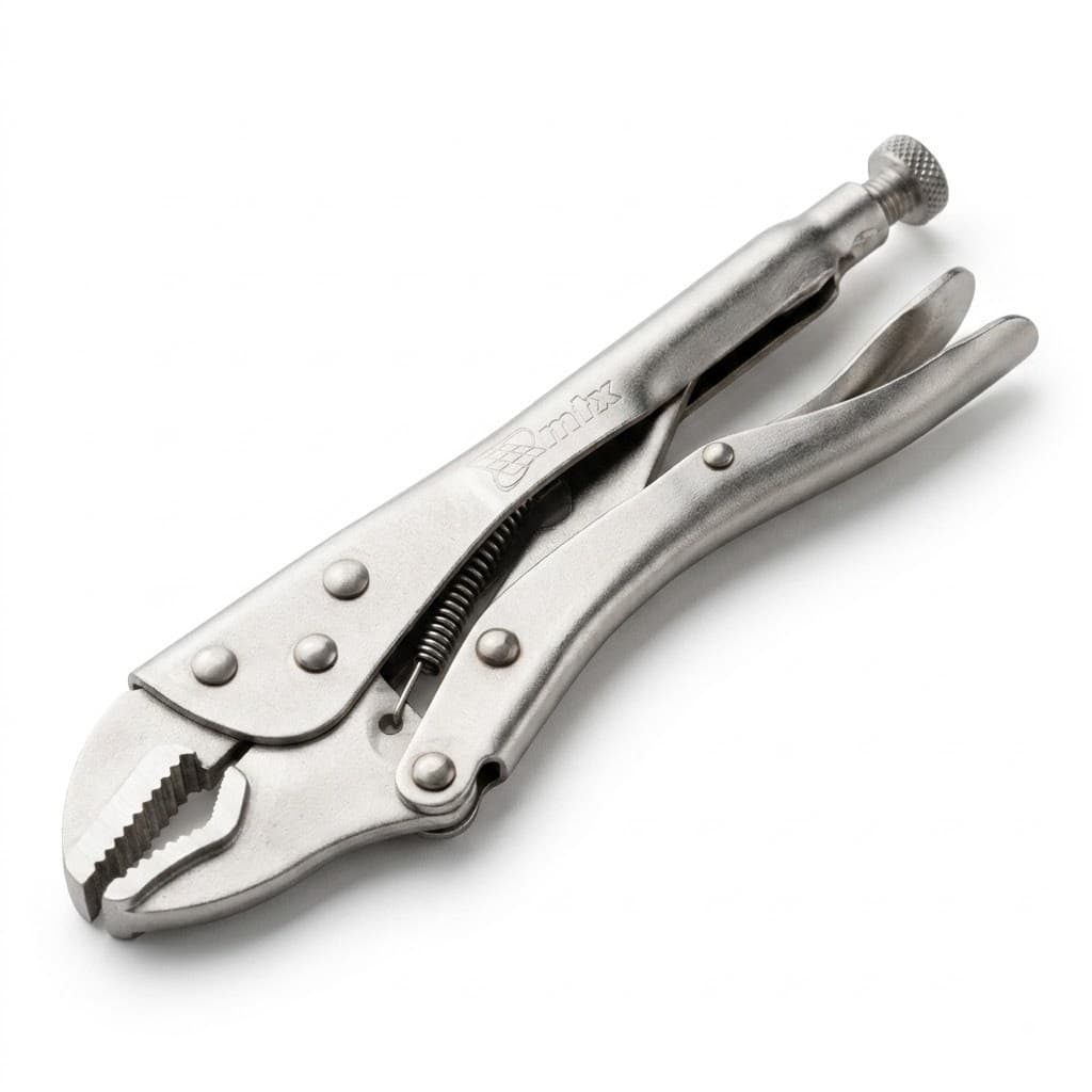 Alicate De Pressão Mordente Curvo Reto 10 Pol 250mm Robusto