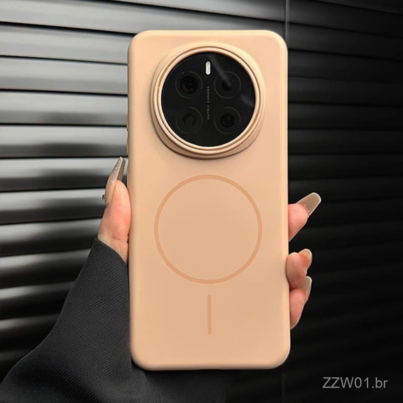 Capa Magnética de Cor Sólida Fosca para HONOR 600 Pro 600 600 Lite 400 Smart Magic8 Pro Magic7 Pro Magic6 Pro Magic5 Pro