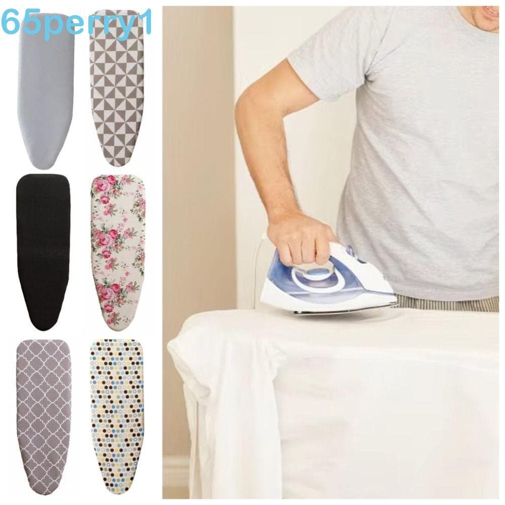 PERRY1 Almofada De Tábua De Passar Roupa Impressa , Pano Anti-Queimadura De Algodão , Capa Antiderrapante Resistente Ao