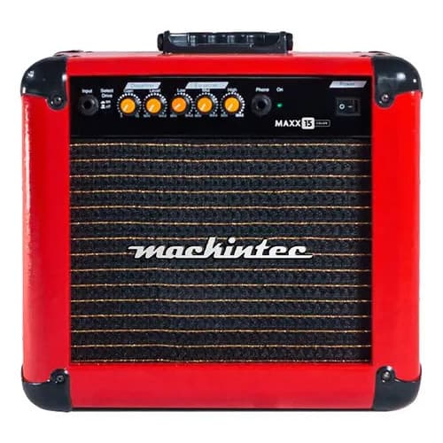 Amplificador Combo Mackintec Maxx 15w Guitarra Vermelho Transistor 127/220v